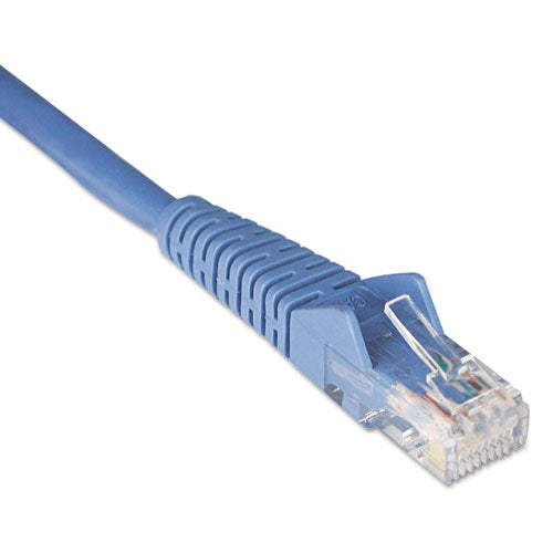 Cat6 Gigabit Snagless Molded Patch Cable, 1 Ft, Blue