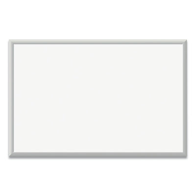 Magnetic Dry Erase Board With Aluminum Frame, 36 X 24, White Surface, Silver Aluminum Frame