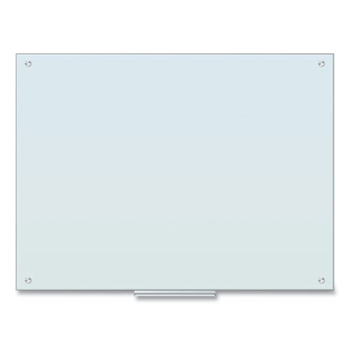 Glass Dry Erase Board, 48 X 36, White Surface