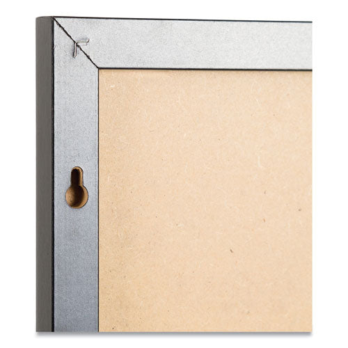 Magnetic Dry Erase Board With Mdf Frame, 36 X 24, White Surface, Black Mdf Frame