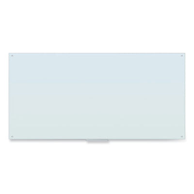 Glass Dry Erase Board, 96 X 47, White Surface