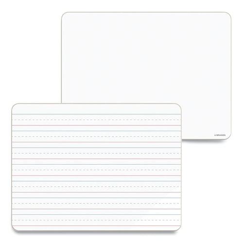 Double-sided Dry Erase Lap Board, 12 X 9, White Surface, 10/pack