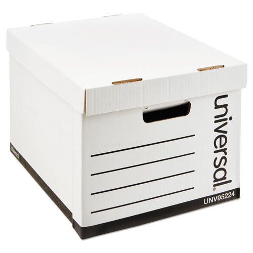 Basic-duty Easy Assembly Storage Files, Letter/legal Files, White, 12/carton