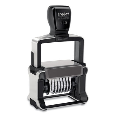 Self-inking Numberer, Eight Bands, Black