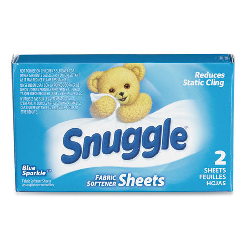 Vend-design Fabric Softener Sheets, Blue Sparkle, 2 Sheets/box, 100 Boxes/carton