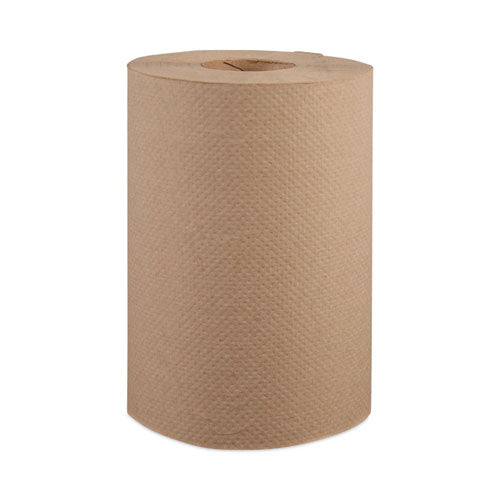 Hardwound Roll Towels, 8" X 350 Ft, Natural, 12 Rolls/carton