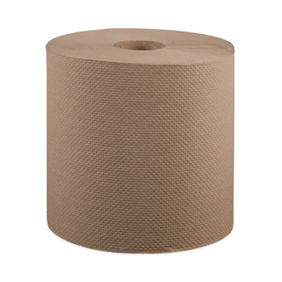 Hardwound Roll Towels, 8" X 800 Ft, Natural, 6 Rolls/carton