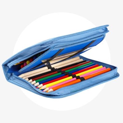 Pencil case and other schools supply customer can find in Continental Global Services