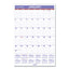 Monthly Wall Calendar With Ruled Daily Blocks, 12 X 17, White Sheets, 12-month (jan To Dec): 2023