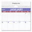 Monthly Wall Calendar With Ruled Daily Blocks, 12 X 17, White Sheets, 12-month (jan To Dec): 2023