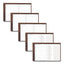 Signature Collection Monthly Clipfolio, 11 X 8, Distressed Brown Cover, 13-month (jan To Jan): 2023 To 2024
