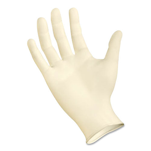 Powder-free Synthetic Vinyl Gloves, Large, Beige, 4 Mil, 100/box