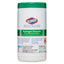 Hydrogen Peroxide Cleaner Disinfectant Wipes, 5.75 X 6.75, Unscented, White, 155/canister, 6 Canisters/carton