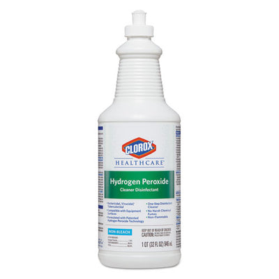 Hydrogen-peroxide Cleaner/disinfectant, 32 Oz Spray Bottle, 9/carton