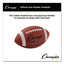 Rubber Sports Ball, Football, Official NFL, No. 9 Size, Brown