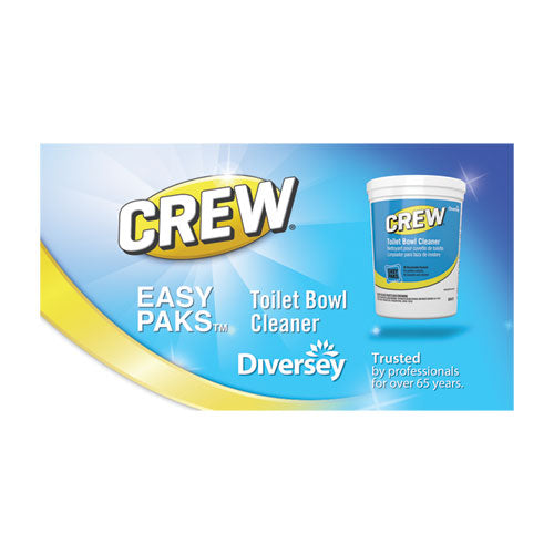 Crew Easy Paks Toilet Bowl Cleaner, Fresh Floral Scent, 0.5 Oz Packet, 90 Packets/tub