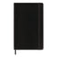 Classic Softcover Notebook, 1-subject, Narrow Rule, Black Cover, (192) 8.25 X 5 Sheets