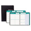 Express Track Recycled Weekly Appointment Book/monthly Planner, 8 X 5, Black Cover, 13-month (jan To Jan): 2023 To 2024