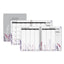Recycled Wild Flower Weekly/monthly Planner, Wild Flowers Artwork, 9 X 7, Gray/white/purple Cover, 12-month (jan-dec): 2023