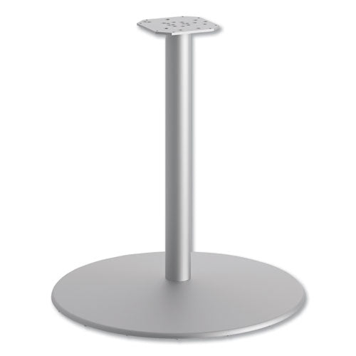 Between Round Disc Base For 42" Table Tops, 40.79" High, Black Mica