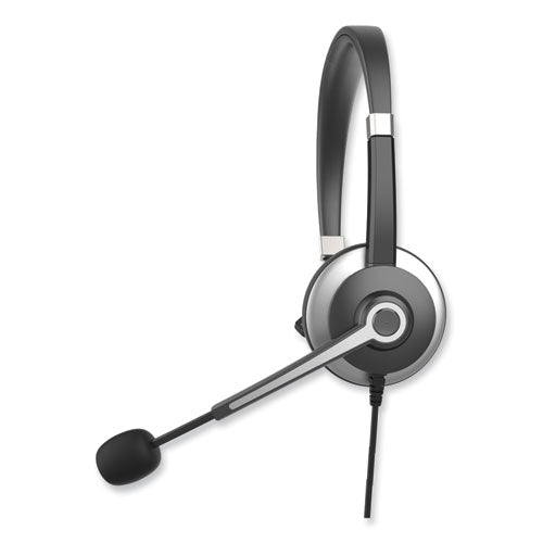 Monaural Headset, Black/Silver, IVR70001