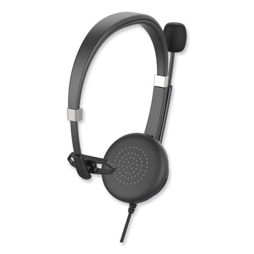 Monaural Headset, Black/Silver, IVR70001