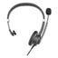 Monaural Headset, Black/Silver, IVR70001