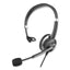 Monaural Headset, Black/Silver, IVR70001