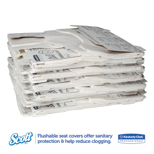 Personal Seats Sanitary Toilet Seat Covers, 15 X 18, White, 125/pack