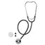 Dual-head Stethoscope, 22" Long, Black Tube