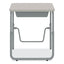 Alphabetter 2.0 Height-adjustable Student Desk With Pendulum Bar, 27.75" X 19.75" X 22" To 30", Pebble Gray