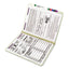 Recycled Pressboard Fastener Folders, Straight Tabs, Two Safeshield Fasteners, 2" Expansion, Letter Size, Gray-green, 25/box