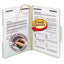 Recycled Pressboard Fastener Folders, 1/3-cut Tabs, Two Safeshield Fasteners, 3" Expansion, Letter Size, Gray-green, 25/box