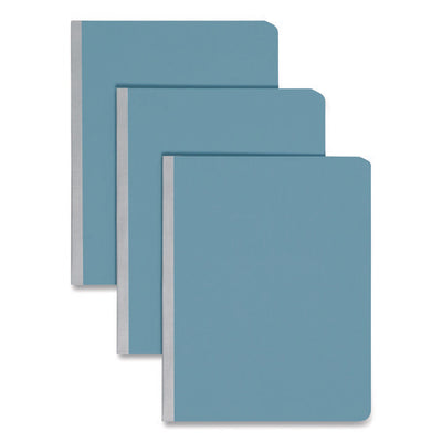 Prong Fastener Premium Pressboard Report Cover, Two-piece Prong Fastener, 3" Capacity, 8.5 X 11, Blue