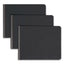 Prong Fastener Premium Pressboard Report Cover, Two-piece Prong Fastener, 2" Capacity,  8.5 X 11, Black/black