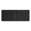 Prong Fastener Premium Pressboard Report Cover, Two-piece Prong Fastener, 2" Capacity,  8.5 X 11, Black/black