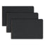 Prong Fastener Premium Pressboard Report Cover, Two-piece Prong Fastener, 3" Capacity, 8.5 X 14, Black/black