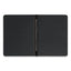 Prong Fastener Premium Pressboard Report Cover, Two-piece Prong Fastener 3" Capacity, 8.5 X 11, Black/black