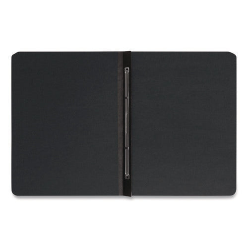 Prong Fastener Premium Pressboard Report Cover, Two-piece Prong Fastener 3" Capacity, 8.5 X 11, Black/black