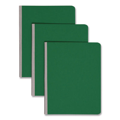 Prong Fastener Pressboard Report Cover, Two-piece Prong Fastener, 3" Capacity, 8.5 X 11, Green/green
