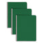 Prong Fastener Pressboard Report Cover, Two-piece Prong Fastener, 3" Capacity, 8.5 X 11, Green/green