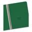 Prong Fastener Pressboard Report Cover, Two-piece Prong Fastener, 3" Capacity, 8.5 X 11, Green/green
