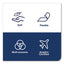 Cleaning Cloth, 8.46 X 16.13, White, 100 Wipes/box, 10 Boxes/carton