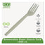 Plant Starch Fork - 7", 50/pack, 20 Pack/carton