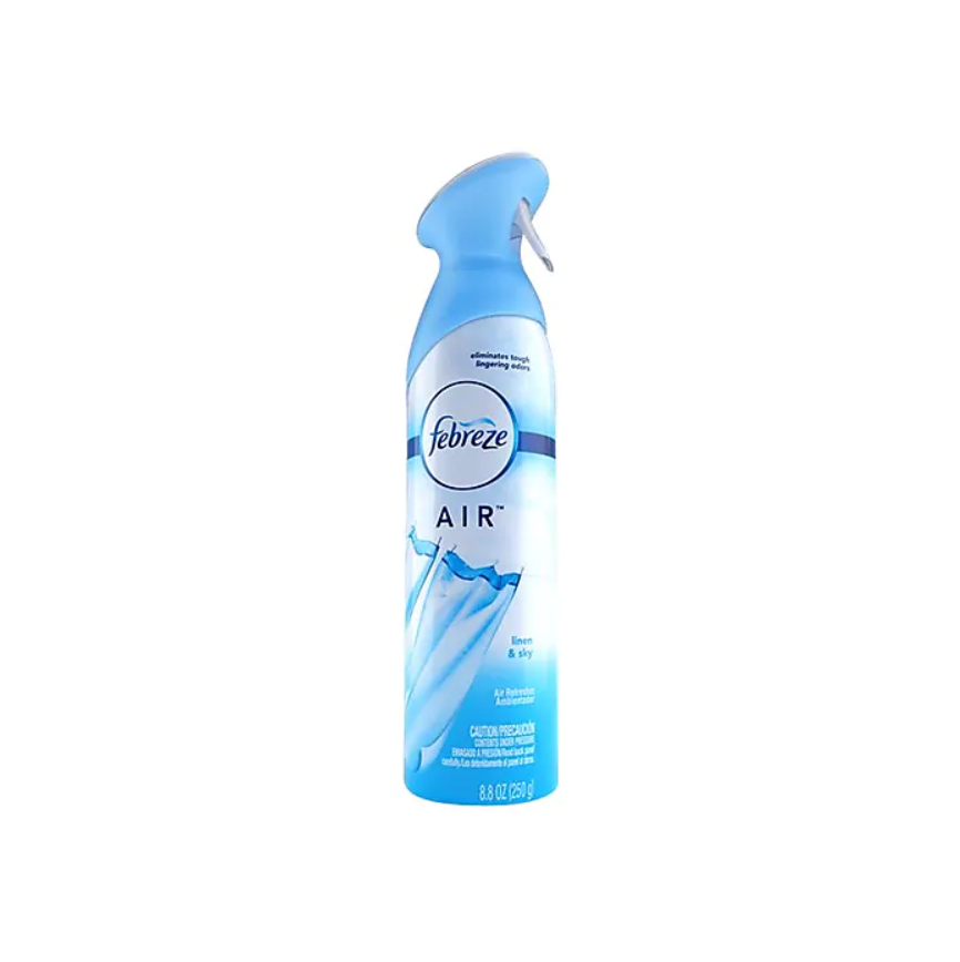 Febreze Odor-Eliminating Air Freshener with Linen & Sky Scent (Pack of 8)