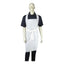 Heavyweight Poly Aprons, 28 x 46, 1.77 mil, One Size Fits All, White, 500/Carton