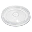 Flexstyle DSP Paper Food Containers Lids, For 16 oz Paper Containers, 3.96" Diameter x 0.4"h, Clear, 500/Carton