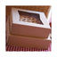 Kraft Window Bakery Boxes, 8 x 8 x 4, Brown, Paper, 150/Carton