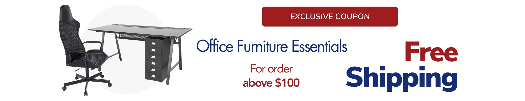 Chair, desks and more furniture essentials for your office. Free Shipping for Orders above 100