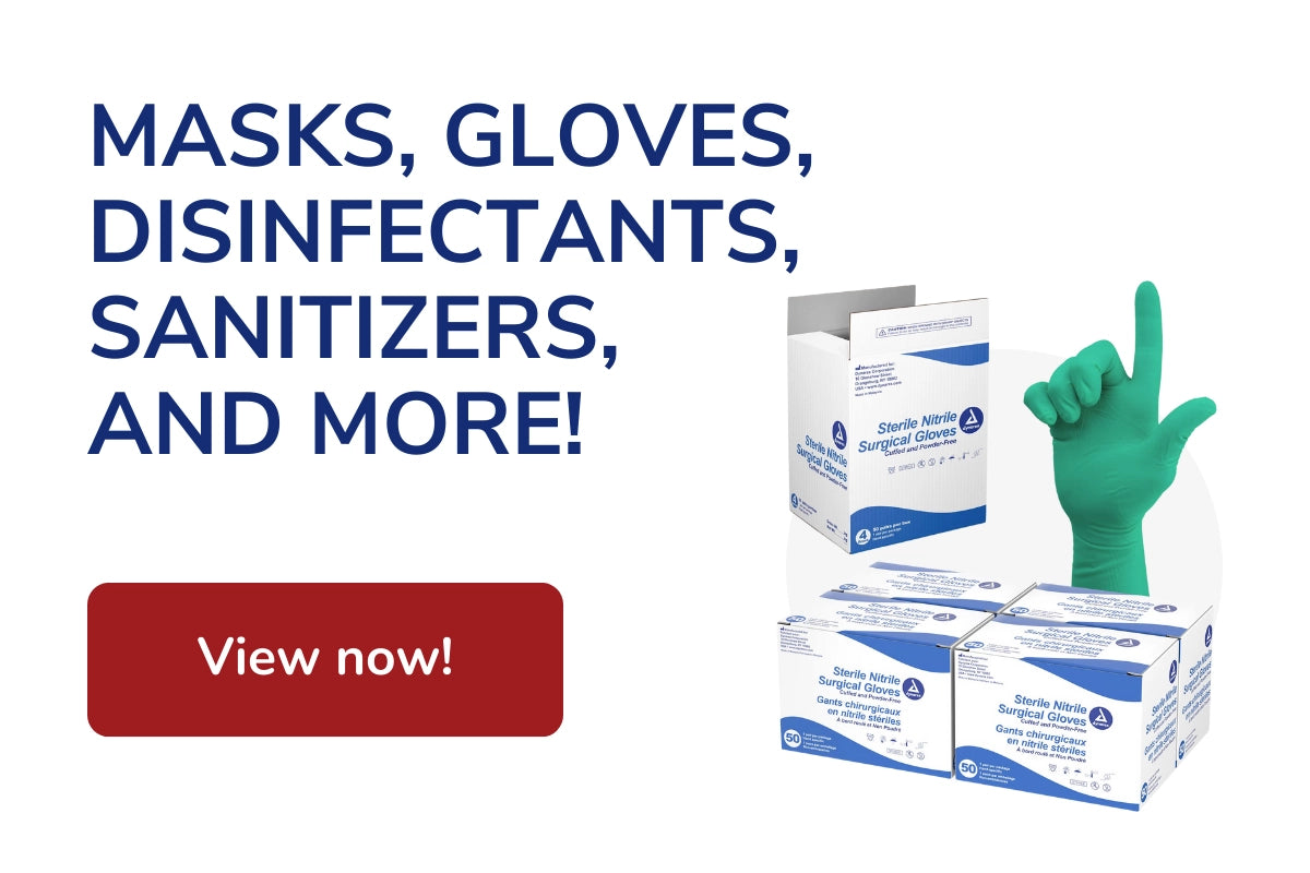 Everything you need from masks, gloves, disinfectants, sanitizer, and more